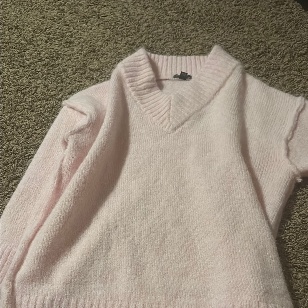 Target Pink V-Neck Sweater